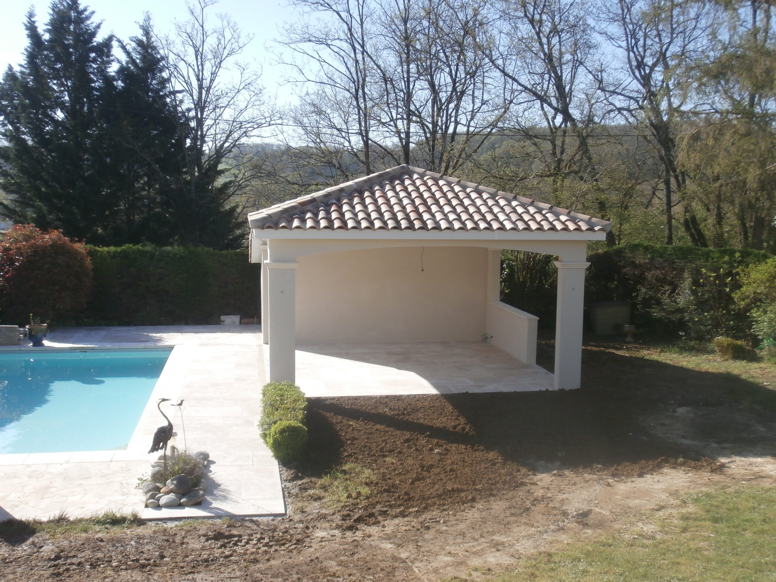 construction piscine traditionnelle Valence d'Agen